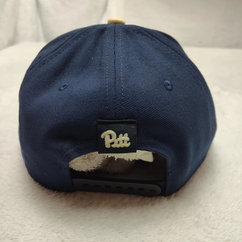 Pitt Panthers Nke Hat Cap Snap Back Mens‎ Blue Polyester Twill NCAA Football